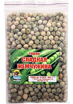 Горох "Солодка перлина" ТМ "Весна" 100г9