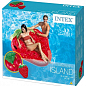 Пляжний надувний матрац "Суниця" 168х142 см ТМ "Intex" (58781) купить