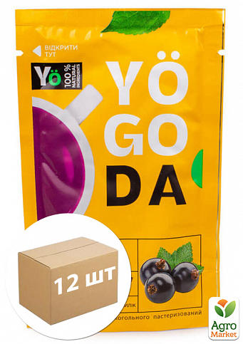 Чай смородиновий (з медом та базиліком) ТМ "Yogoda" 50г упаковка 12шт