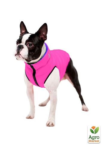 Курточка для собак AiryVest двухсторонняя, размер S 30, розово-фиолетовая (1611) - фото 3