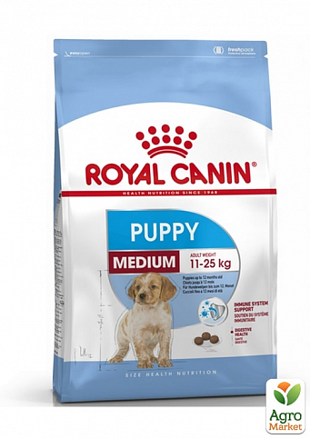 Royal Canin Medium Puppy Сухой корм для щенков средних пород 4 кг (7081800)