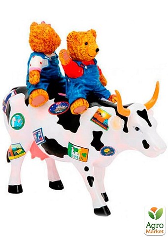 Колекційна статуетка корова Teddy Bears on the Moove, Size M (47763)