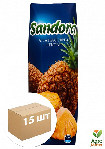 Нектар ананасовий ТМ "Sandora" 0,25 л упаковка 15шт