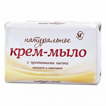 Крем-мило Невська Косметика Натуральне з протеїнами шовку 90