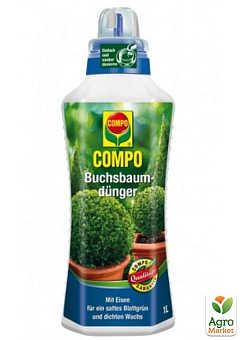 Жидкое удобрение для буксус, вечнозеленых растений, хвои COMPO 1л  (2558)2