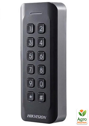 Кодовая клавиатура Hikvision DS-K1802MK со считывателем карт Mifare