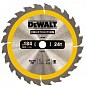 Диск пильний DeWALT CONSTRUCTION, 184 х 16 мм, 24z (ATB), 16 градусів DT1939 ТМ DeWALT