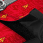 Шлейка для собак мягкая WAUDOG Clothes с QR паспортом, рисунок "Супермен красный", XS1, В 24-27 см, С 18-20 см (1001-4007) купить