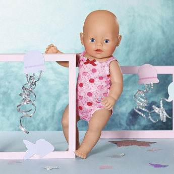 Одежда для куклы BABY BORN - БОДИ S2 (розовое) - фото 2