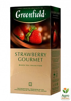 Чай чорний ТМ "Greenfield" Strawberry gourmet 1.5*25 пак2