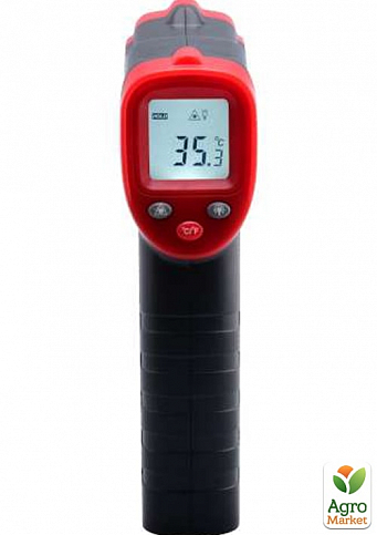 Безконтактний інфрачервоний термометр (пірометр) -50-600°C, 12:1, EMS=0,95 WINTACT WT319B - фото 2