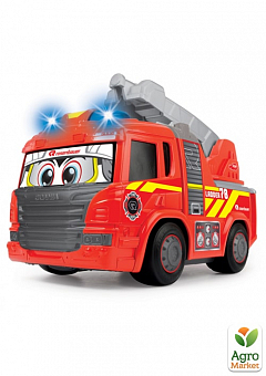 Пожарная машина «Хеппи. Скания» с контейнером, со звуковым и световым эффектами, 25 см, 2+ Dickie Toys1