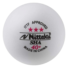 Кулі для настільного тенісу Nittaki 3шт білий NB-1400 SKL83-2819361