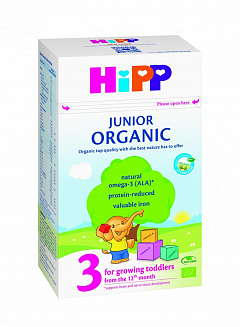 Органическое детское сухое молочко Hipp ORGANIC Junior 3, 500г2