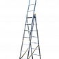 Лестница алюминиевая MASTERTOOL 3-х секционная 3х8 ступеней h=5400 мм max 150 кг 79-1308