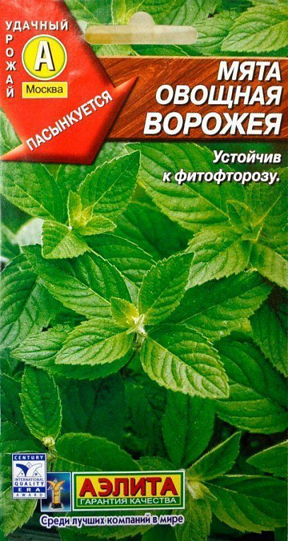 М'ята овочева "Ворожка" ТМ "Аеліта" 0.04г