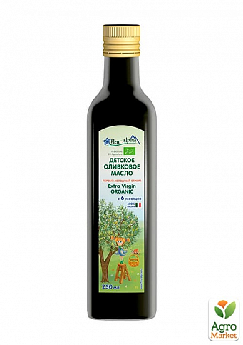 Масло оливковое детское Fleur Alpine с 6 месяцев, 250мл