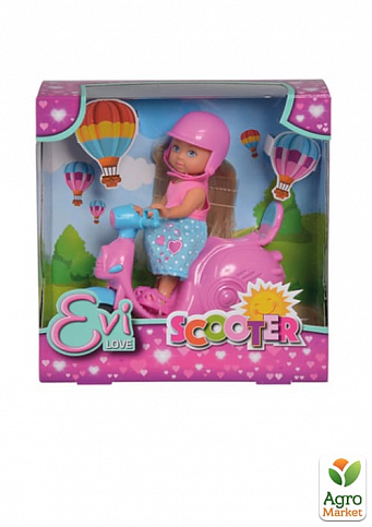 Кукольный набор Эви "На скутере", 3+ Simba Toys