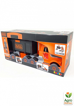 Ігровий набір "Black & Decker Вантажівка" з інструментами, кейсом, краном та аксесуарами, 43x13,3x17,4см, 3+ Smoby Toys2