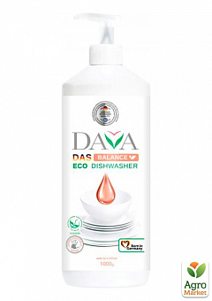 DAVA BALANCE Экологическое средство для мытья посуды с глицерином, 1000 г1