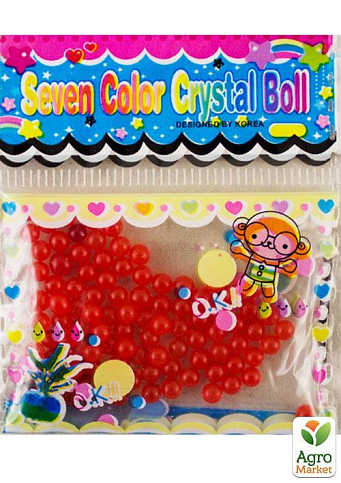 Гідрогель помаранчевий декоративний "Seven Color Crystal Boll"