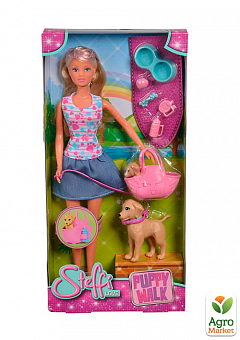 Кукольный набор Штеффи "Прогулка семейки любимцев" с аксессуарами, 3+ Simba Toys1
