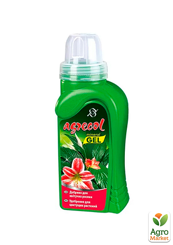 Добриво (гель) для квітучих рослин 4-5-8 ТМ "Agrecol" 250мл