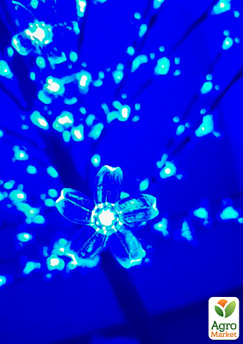 Світлодіодна декорація Дерево Гірлянда, 144 LED синій, 1.5 м - фото 2