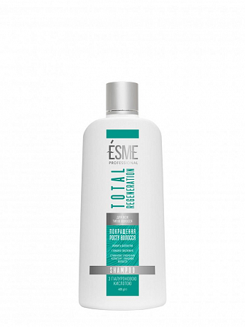 Шампунь для улучшения роста волос с гиалуроновой кислотой, ТМ "ESME" 400г