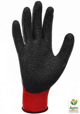 Стрейчеві рукавиці з латексним покриттям КВІТКА Recodrag (12 пар) (110-1203-10) - фото 2