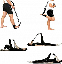 Еластична стрічка для йоги ремінь для тренування ніг Stretch Band SKL11-3269071