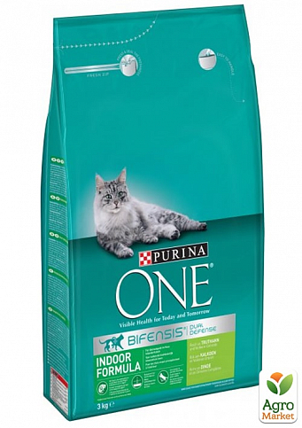 Сухий корм для кішок Indoor ТМ "Purina One" 3 кг