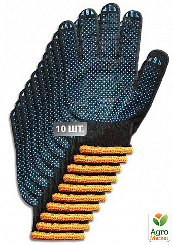 Набор перчаток Stark Black 4 нити 10 шт.