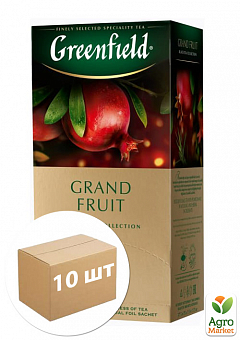Чай "Грінфілд" 25 пак Гранат (Grand Fruit) упаковка 10шт2