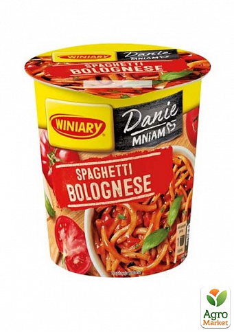 Спагетті Болоньєзе ТМ "Winiary" 61г (склянка) упаковка 8шт - фото 2