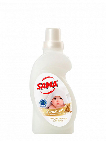 Кондиціонер для білизни "SAMA" 750 мл для чутливої шкіри (Sensitive)