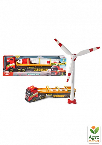Вантажівка Вольво "Перевезення вітрогенератора" зі звуковим та світловим ефектами, 40 см, 3+ Dickie Toys
