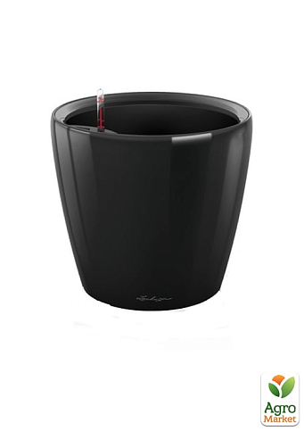 Розумний вазон з автополивом Lechuza Classico Premium LS 28, чорний (16049)