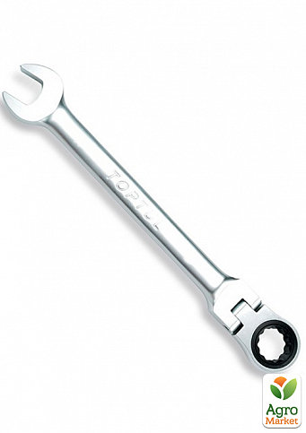 Ключ комбинированный с трещоткой и шарниром 16мм  TOPTUL AOAH1616