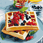 Картина за номерами - Бельгійські вафлі з ягодами Ідейка KHO5612 