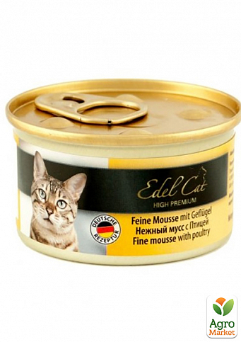Эдель консервы для кошек мусс (2010600)