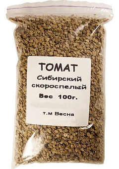 Томат "Сибірський скоростиглий" ТМ "Весна" 100г28