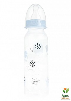 Бутылочка пластиковая для мальчиков "Декор" Baby-Nova ночная, 240мл1
