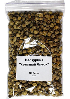 Настурція "Червоний блиск" ТМ "Весна" 100г NEW3