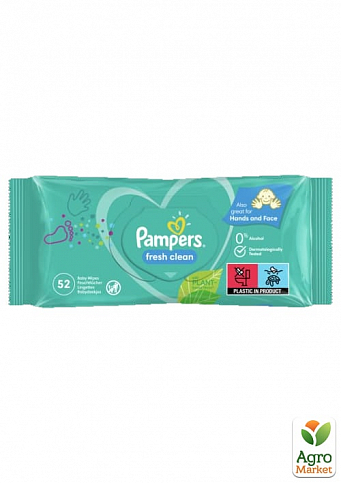 PAMPERS Детские салфетки Fresh Clean 52/64