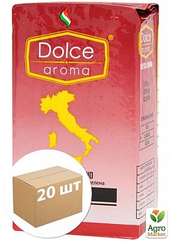 Кава мелена (червона) Macinato classic ТМ "Dolce Aroma" 250г упаковка 20шт2