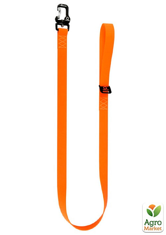 Повідець "Еволютор" (ширина 25 мм, довжина 210 см) помаранчевий (42124) - фото 2
