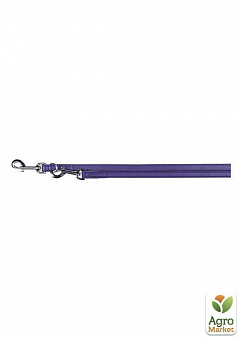 Поводок кожаный для собак ActiveSoft (1м/16мм, фиолетовый) "TRIXIE" TX-191902