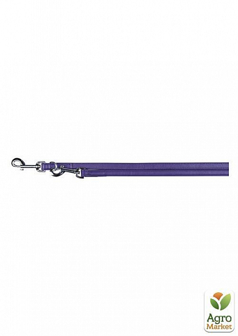 Поводок кожаный для собак ActiveSoft (1м/16мм, фиолетовый) "TRIXIE" TX-19190
