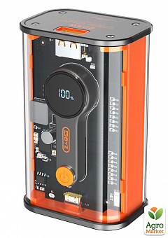 Додатковий зовнішній акумулятор повербанк BYZ W89 10000 mAh 22.5W Type-C PD PowerBank помаранчевий1